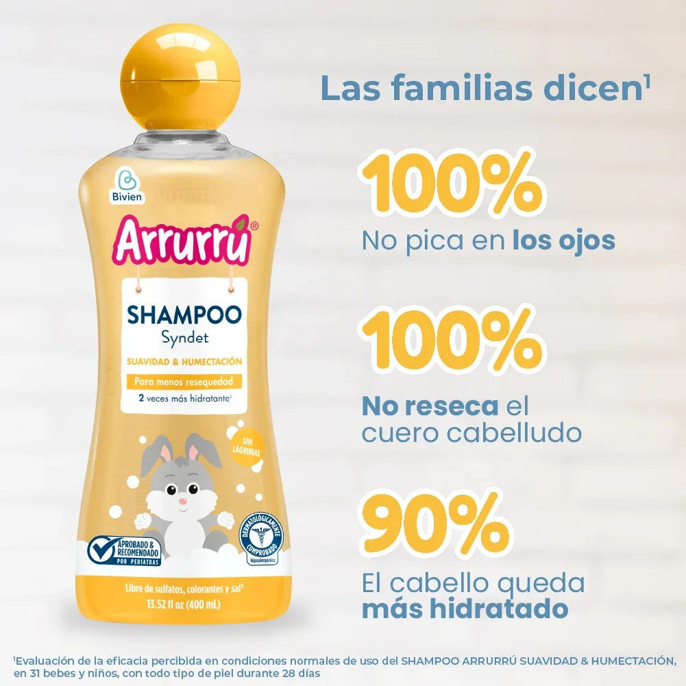 Shampoo Arrurrú Suavidad y Humectación - 750 ml